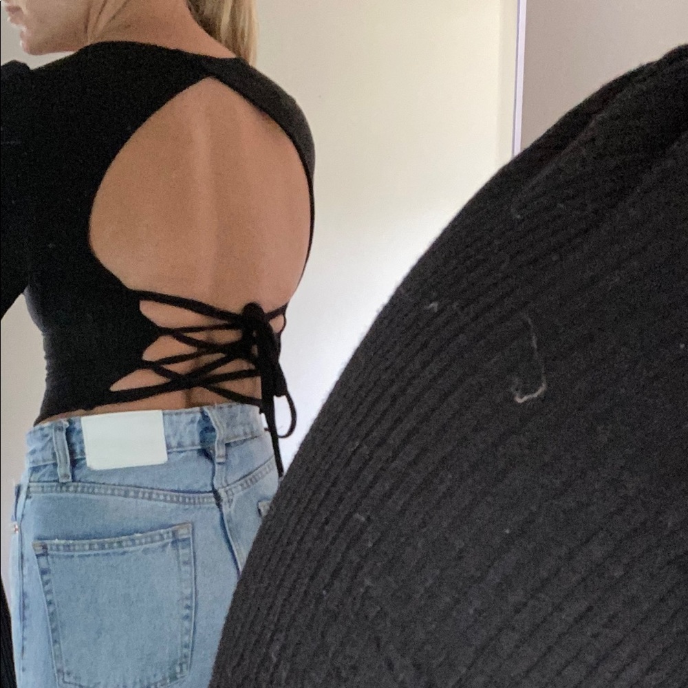 Open back top